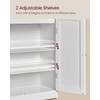 VASAGLE Bathroom Storage Cabinet, Bathroom Floor Cabinet with 2 Doors,