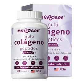 Colageno Hidrolizado Acido Hialuronico 120 Cápsulas Sabor