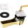 Hibbent Toilet Handle Replacement Kit,Universal Front Mount Toilet Tank Flusher