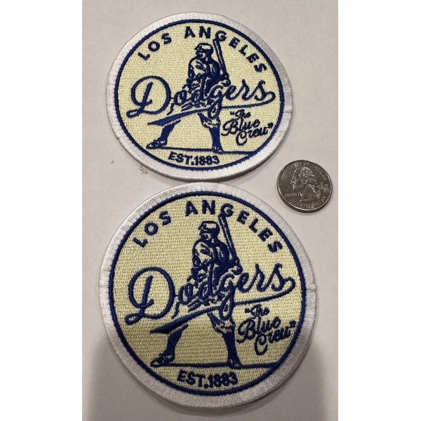 Los Angeles Dodgers 2-Los Angeles Dodgers embroidered iron on patches