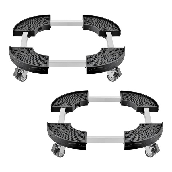 VEVOR VEVOR Plant Caddy with 4 Lockable Wheels, 15-22.8' Adjustable