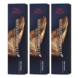 3x Wella Koleston Perfect ME+ 4/0 Mittelbraun 60 ml