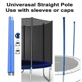 1 Large Universal Straight Trampoline Pole (1 Lower, 1 Upper That fit Together) - fits All 8ft-17ft
