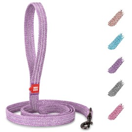 UD_Recycled Cotton Dog Leash 6 Ft   10 Ft Eco Friendly Collar for Small Medium & Large Dogs   Reflective Dog Leash for Medium Do