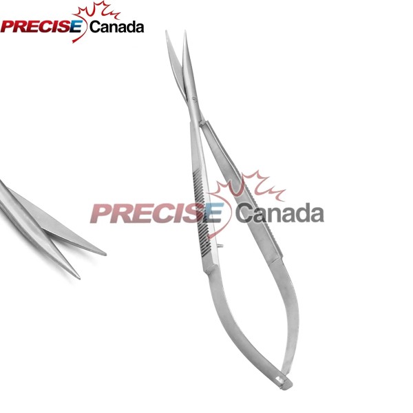 PRECISE CANADA Westcott Tenotomy Micro Scissors 4.5" Curved Ophthalmic Eye