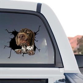 Vinyl Dog Stickers - German Shorthaired Pointer Decals for Car, Dog Lover Gift