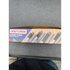 Craftsman Sears Craftsman USA Nos Huge 4PC Locking Plier Set 45614 Laminated New In Box