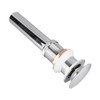 Bathroom Pop Up Drain Control Water Flow Copper Chrome Plating