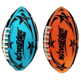 NovaEdge Hydro Water Football 2 Pack – 9.25in Waterproof Pool Football with Double Laces, Lightweight Grip Ball for Kids, Teens & Adults – Great for Beach, Lake, Outdoor Games