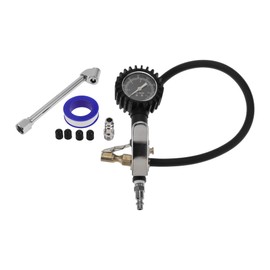 HEROFFIX 1Set Tire Pressure Gauge Gear Sleeve 0-160 PSI GHI01-A35-160PSI Air Pressure Meter for Cars