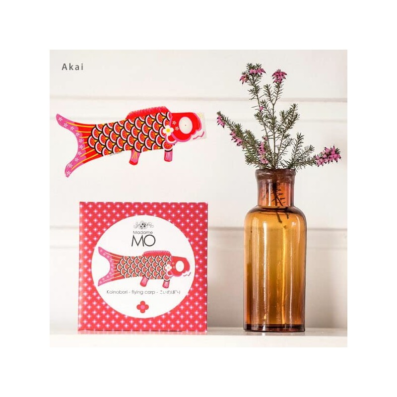 Madame MO Organic Cotton KOINOBORI Koinobori Mini Midori 45cm