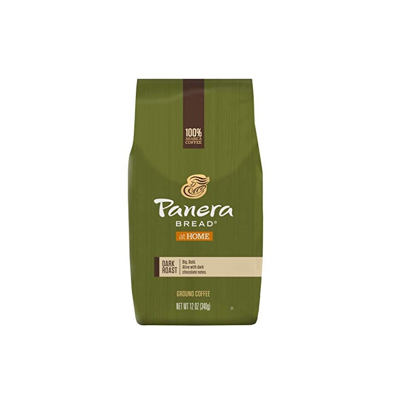 Panera Bread 4066 Ground Coffee, Dark Roast, 12 oz Bag