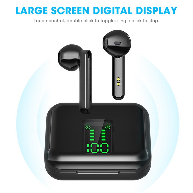 Ultralight TWS Wireless Earphones Bluetooth Headset Call Report Earbuds Mega