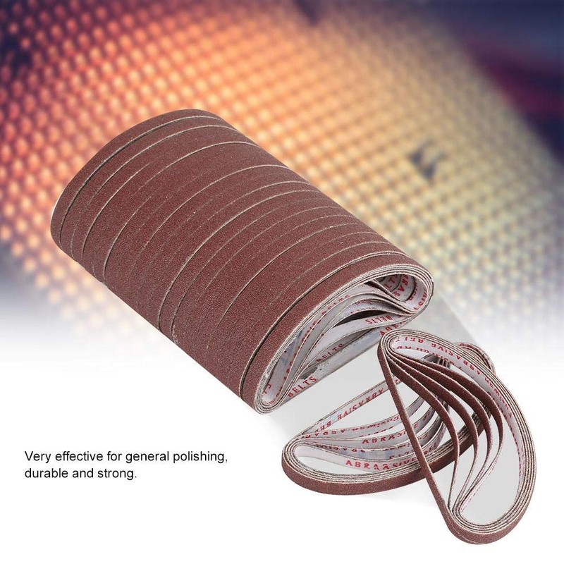 100 Pcs/Set Abrasive Sanding Belts Finger Sander Belt Power Finger