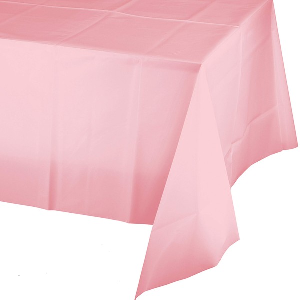 Creative Converting Classic Pink Plastic Tablecloths, 3 ct