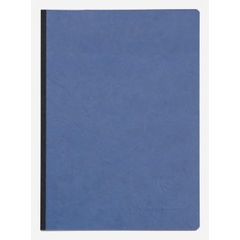Clairefontaine 'Age Bag' Clothbound Notebook, A5, Lined, 192 Pages - Blue