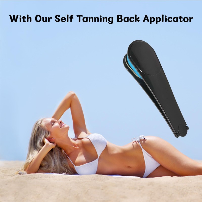 2Pcs Lotion Applicator for Back, Back Cream Applicator Long Handle