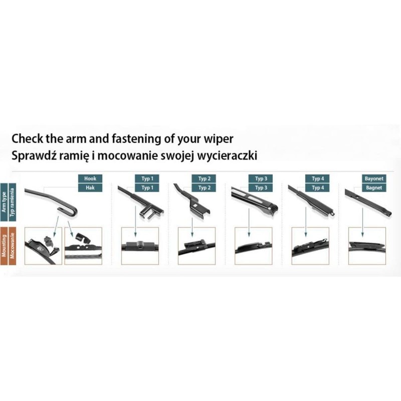 DENSO DF-047 Flat Windscreen Wipers Set of 2