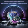 Transmisor Fm Bluetooth 5.3 Para Coche Con Adaptador Pd 48w