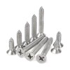 M4 x 80mm Flat Head Wood Self Tapping,Sheet Metal Screws,Phillips