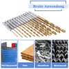 Mesee 13-Piece HSS Twist Drill Bit Set, 1/4 Inch Hex