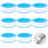 8Rolls PTFE Plumbers Tape Upgraded - 25m X 22mm Waterproof