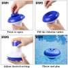 Floating Dispenser Chlorine Tablets Hot Tub Swimming Pool Spa, Floating