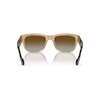 Vogue Eyewear Man Sunglasses Opal Beige Frame, Polarized Gradient Brown