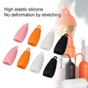 8 Pack Elastic Sleeves for Leak Proofing, Reusable Silicone Travel