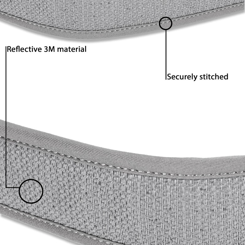 Active Light Cotton & Mesh Dog Collar, Lightweight and Adjustable,