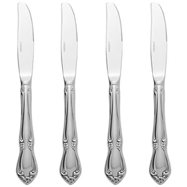 Oneida Chateau Fine Flatware Dinner Knives, Set of 4, 18/10 Stainless Steel
