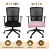 sourcing map Office Chair Cover, Stretchable Soft Grid Textured Rotating