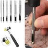 Unbranded 6Pcs 1/2/3/4/5/6mm Leather Hollow Hole Punche Tool Set With