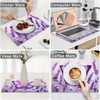 Butterfly Lavender Summer Placemats Set of 6, 12x18 Inch Spring