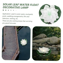 CIYODO Solar Flower Light Outdoor Decoration Floating Lamp for Pool Garden Chic Design Flower Blessing Lamp Solar Lights for Home Buddha Offerings
