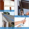 Cabilock Exterior Roller Shade Metal Crank Wand Pole with Hook,