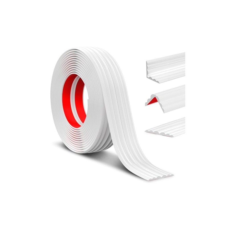 Wall Corner Protector Peel and Stick Wall Molding Trim Flexible