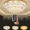 Cbhfmljd Modern Luxury Crystal LED Ceiling Light Flush Mount Lamp
