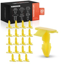 A-Premium 20PCS Nylon Body Panel Clip Retainer Compatible with Nissan Altima 2019, Rogue 2008-2015, Rogue Sport 2017-2019, Sentra, Versa, Versa Note, Murano, Maxima, Titan, Juke, Leaf, NV200, Cube