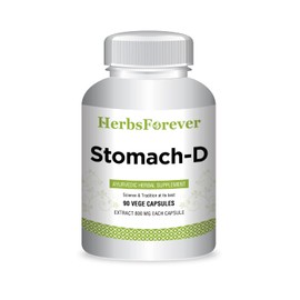 Herbsforever Stomach-D Capsules – AbdomenSupplement – Promotes Healthy Digestion – 90 Capsules