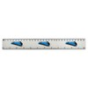 'Mallard Steam Train' 30cm (12 Inch) White Plastic Ruler (RL00041727)