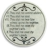 Ten Commandments 2 Sided Pocket Token Gift Charm Coins 1.2"