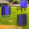 EVRBUL Ping Pong Table Cover Outdoor Waterproof Folding Table Tennis