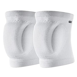 RIP-IT | Perfect Fit Volleyball Knee Pads | White Large | Lightweight Women’s Sport Equipment