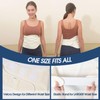 Castor Oil Pack Wrap, Comfort Fit, Cotton Flannel Pad, Reusable