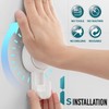 TAILI 4 Pack Powerful Suction Cup Shower Hooks for Towel,