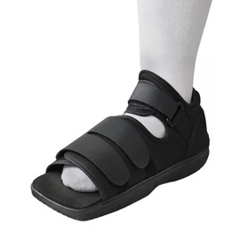 Lixinsunbu Walking Boot Shoe Orthopedic Lightweight Broken Toe with Adjustable Strap, Foot Injuries Stress Fracture, Sprains Sandal with Hard Sole (L- Female)