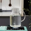 Karafu 68 Oz/2 Liter Glass Pitcher with Lid, Heat Resistant