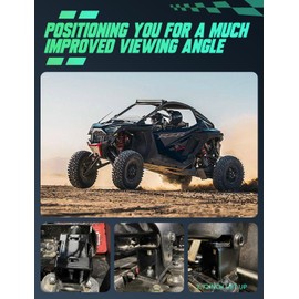 Chelhead RZR PRO 2 Inch Driver Seat Risers Compatible with 2020+ Polaris RZR PRO XP/4 XP, 2022+ RZR PRO R/4 R, 2022+ RZR TURBO R/4 R, Seat Lift Up, Seat Raisers 4 Pack