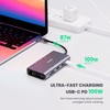 USB C Hub Dual HDMI, Kubager 11 in 1 USB